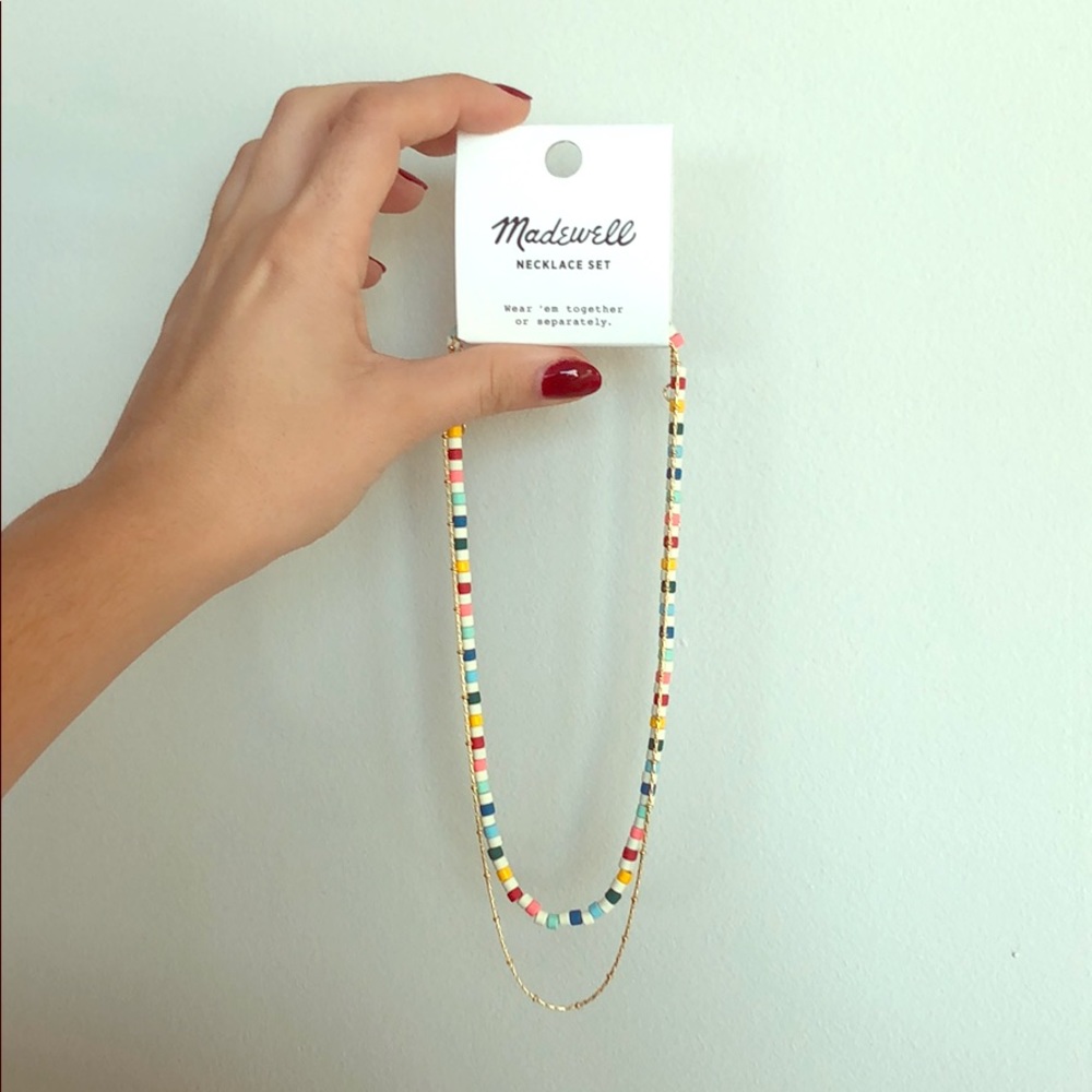 NWT Madewell double necklace set 😍